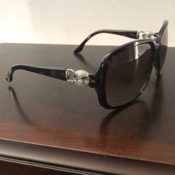 Gucci sunglasses!! Tortoise with crystal- like new - Picture 1 of 5